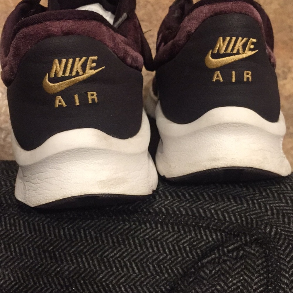Nike crushes velvet air purple sneaker force 1 - Picture 7 of 7